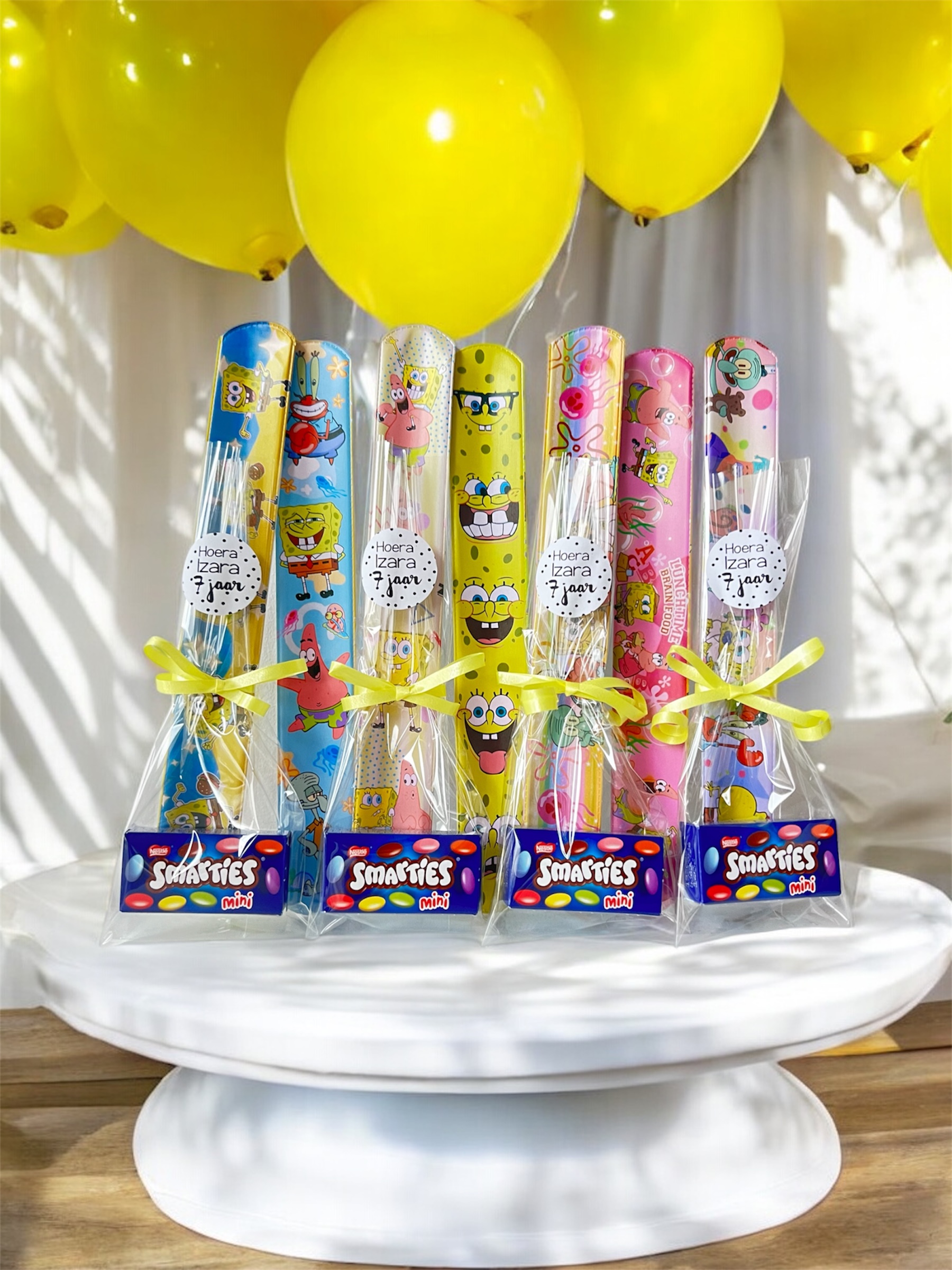 Spongebob klaparmband traktatie